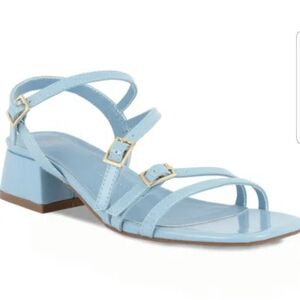 Jones New York Light Blue Strappy Sandals